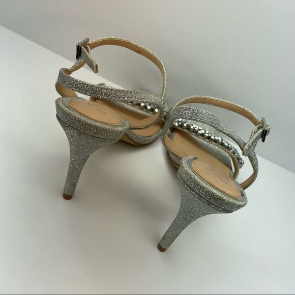 Jewel Badgley Mischka Heel Sandals - Picture 4 of 13